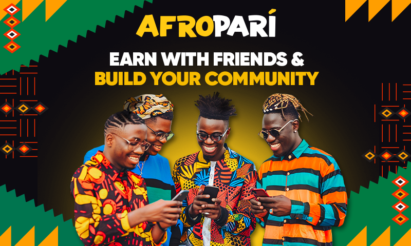 Invite your friends and get a bonus with the Afropari referral program!